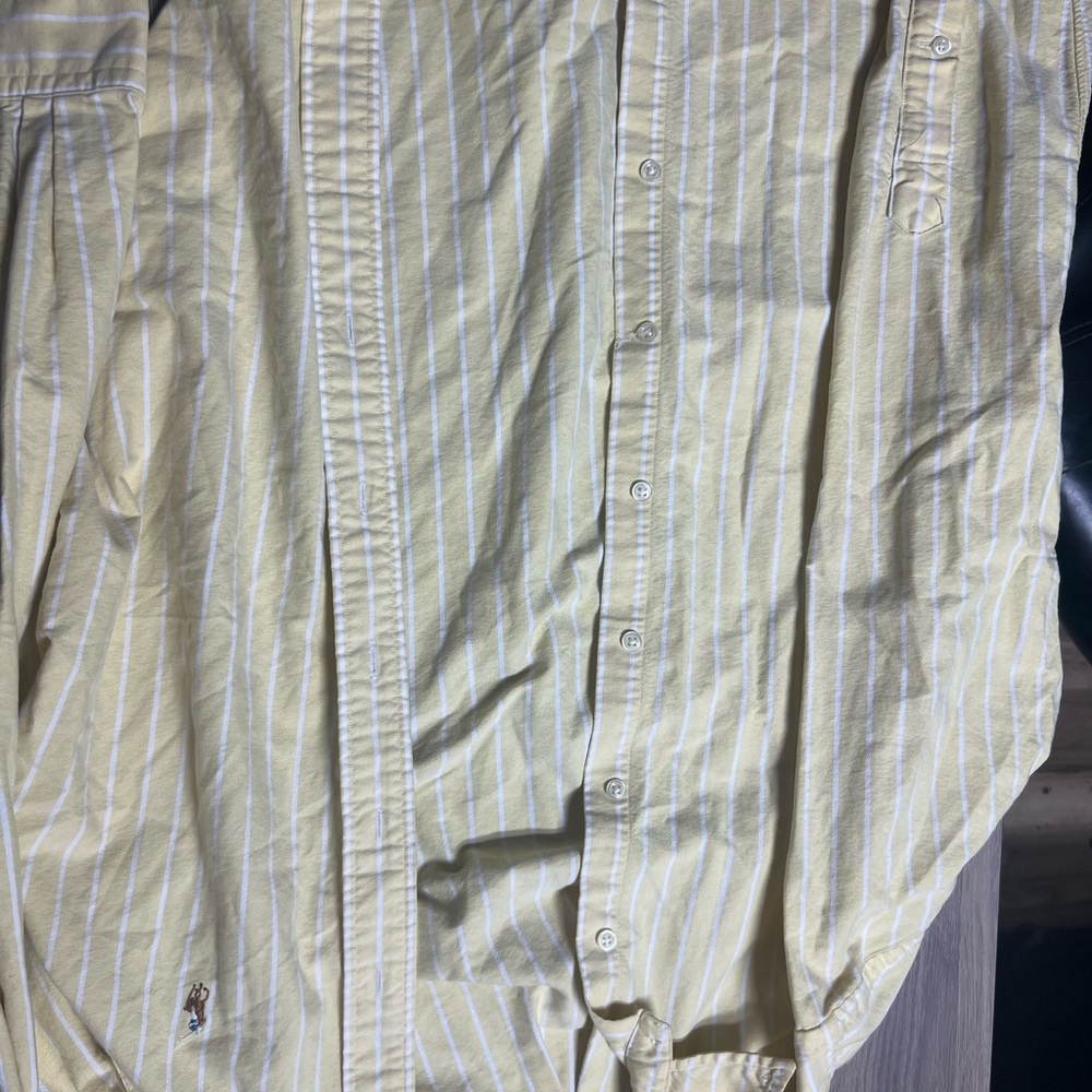 ralph lauren polo button down shirt men medium